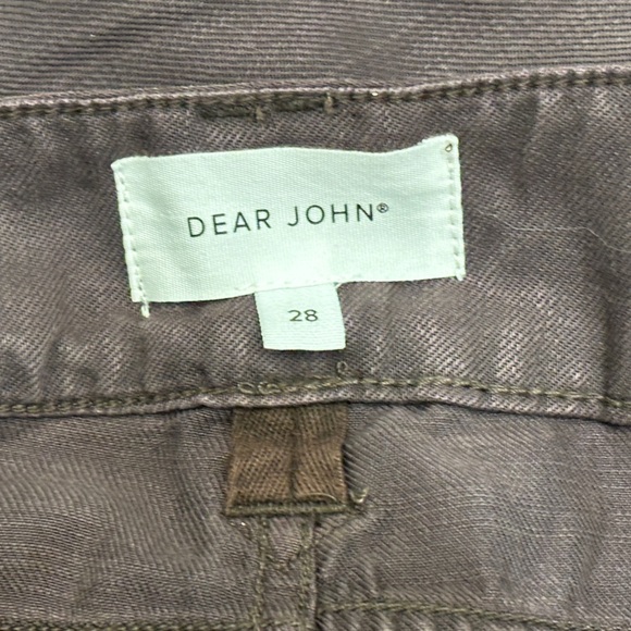 Dear John Women's Cropped Jeans - Dark Brown - Picture 3 of 4